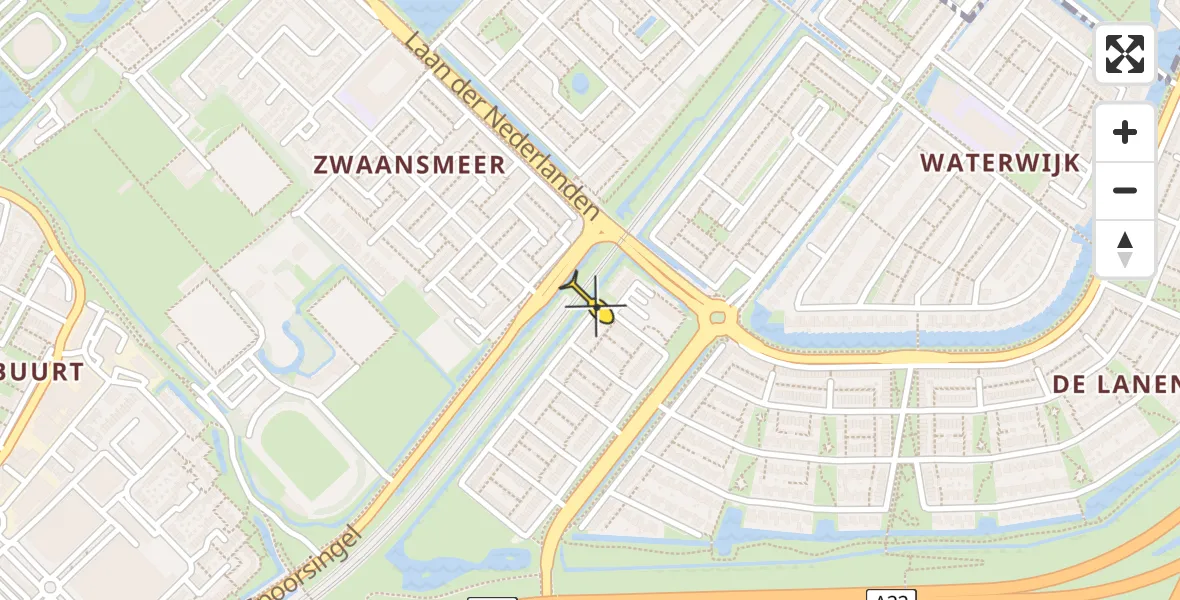 Routekaart van de vlucht: Traumahelikopter naar Beverwijk