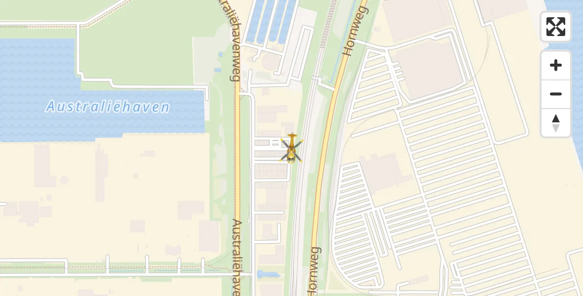 Vluchtroute Traumahelikopter Amsterdam Heliport - Amsterdam Heliport, 06 september 2023, 13:09