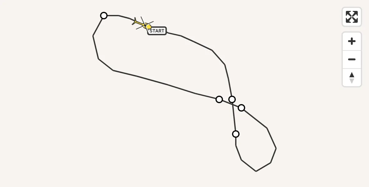 Routekaart van de vlucht: Traumahelikopter naar Sankt Augustin