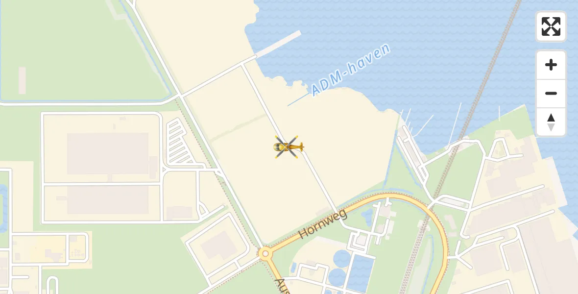 Vluchtroute Traumahelikopter Amsterdam Heliport - Amsterdam Heliport, 07 september 2023, 14:49