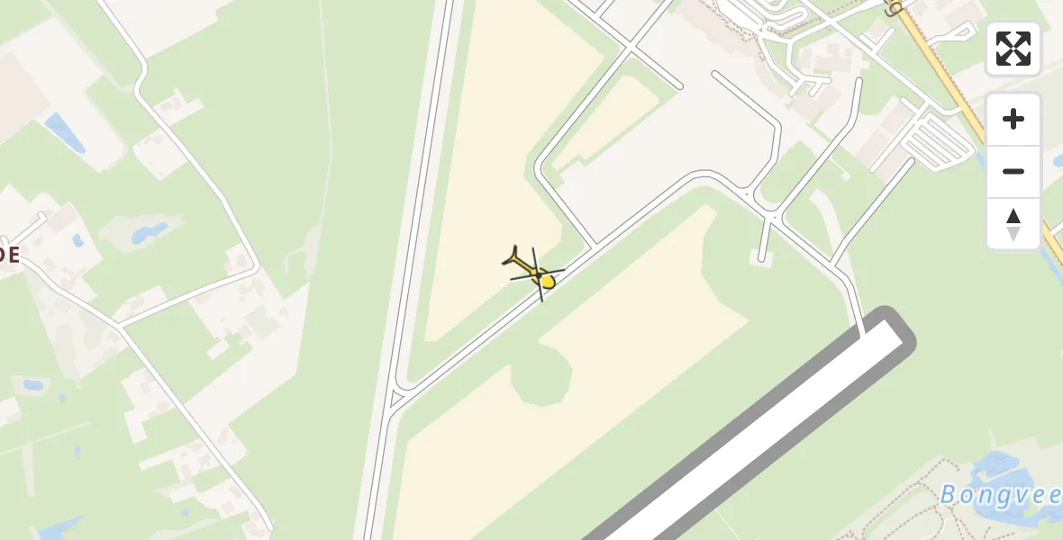 Routekaart van de vlucht: Lifeliner 4 naar Groningen Airport Eelde