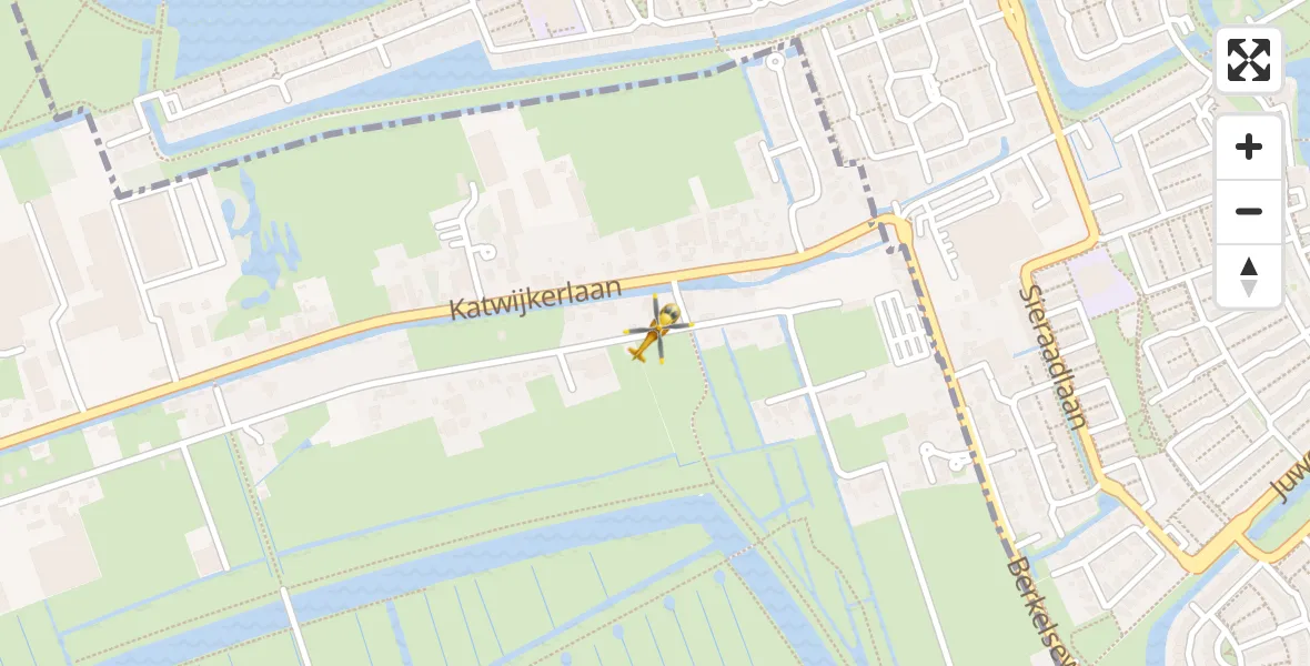 Vluchtroute Traumahelikopter Pijnacker - Pijnacker, 09 september 2023, 12:30