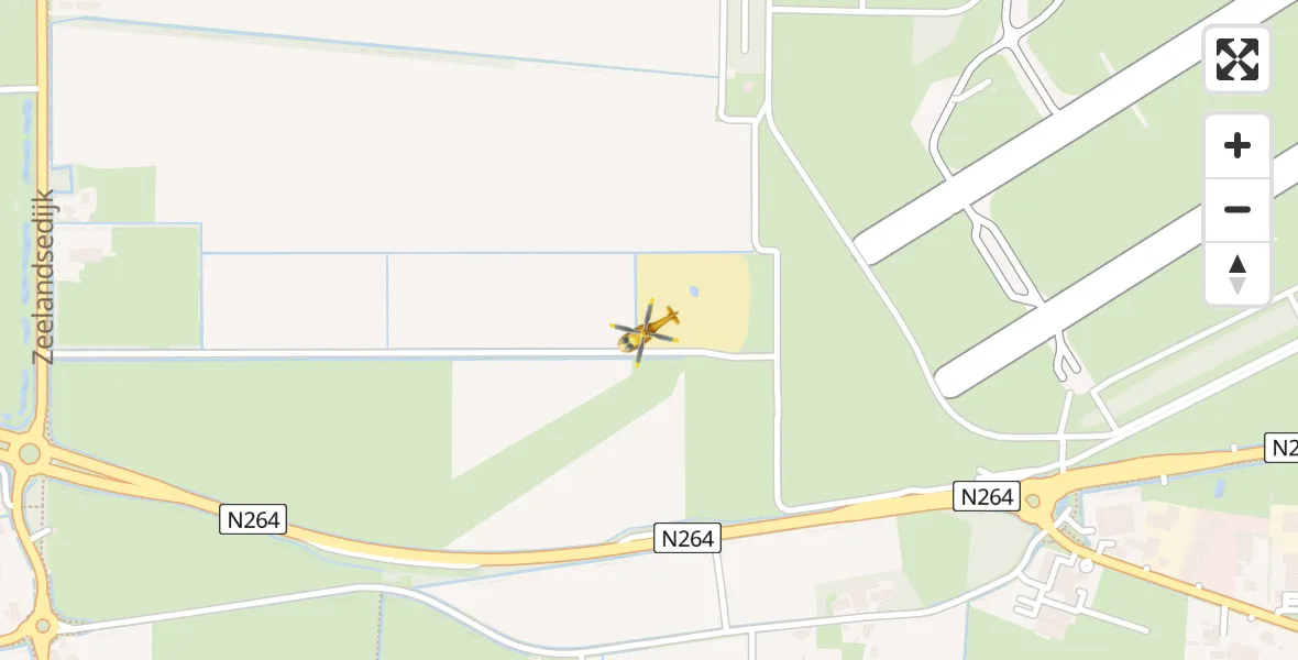 Vluchtroute Traumahelikopter Vliegbasis Volkel - Vliegbasis Volkel, 09 september 2023, 15:28