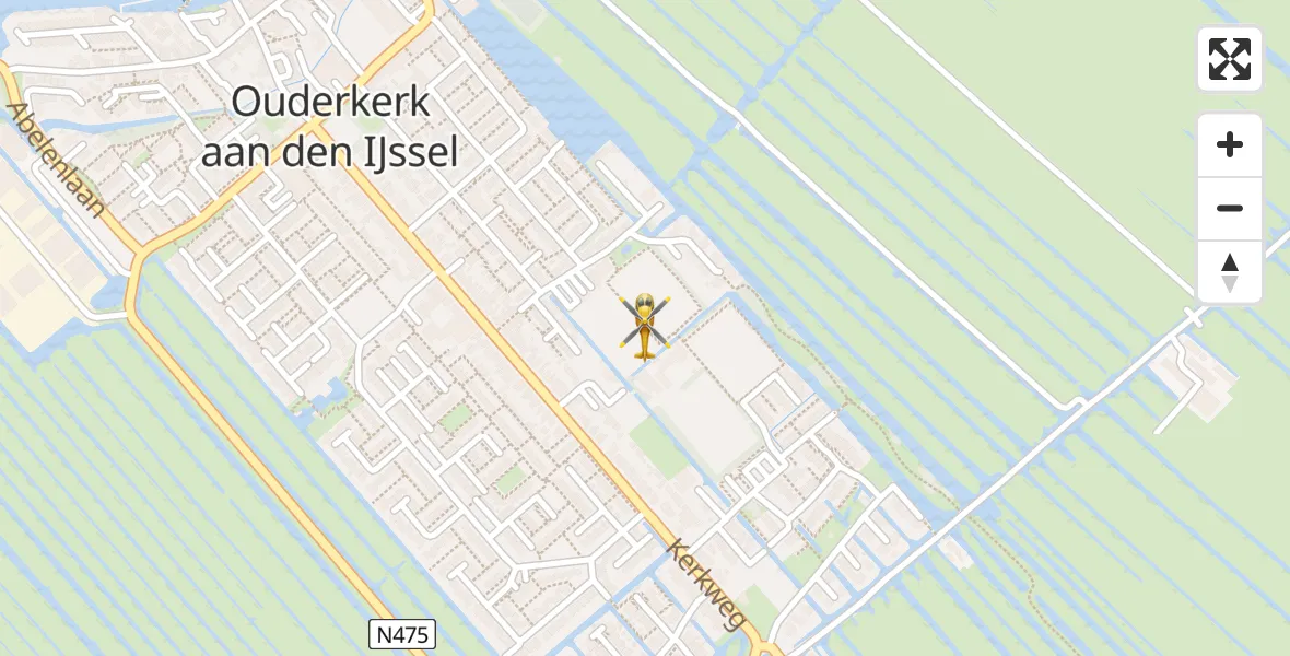 Vluchtroute Traumahelikopter Ouderkerk aan den IJssel - Ouderkerk aan den IJssel, 09 september 2023, 16:14
