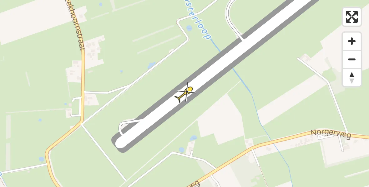 Routekaart van de vlucht: Lifeliner 4 naar Groningen Airport Eelde