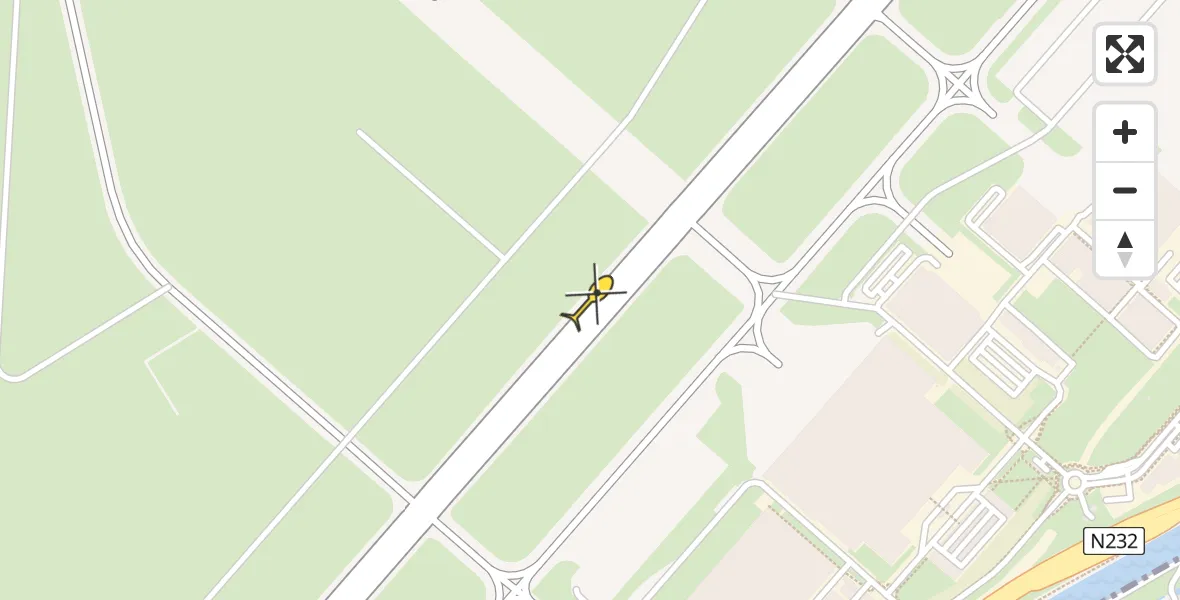 Vluchtroute Politiehelikopter van Schiphol naar Schiphol