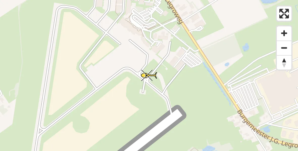 Routekaart van de vlucht: Lifeliner 4 naar Groningen Airport Eelde