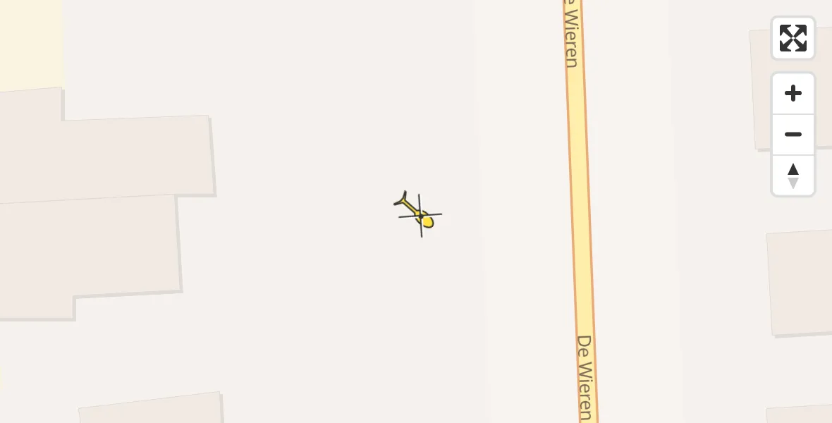 Routekaart van de vlucht: Traumahelikopter naar Lutjegast