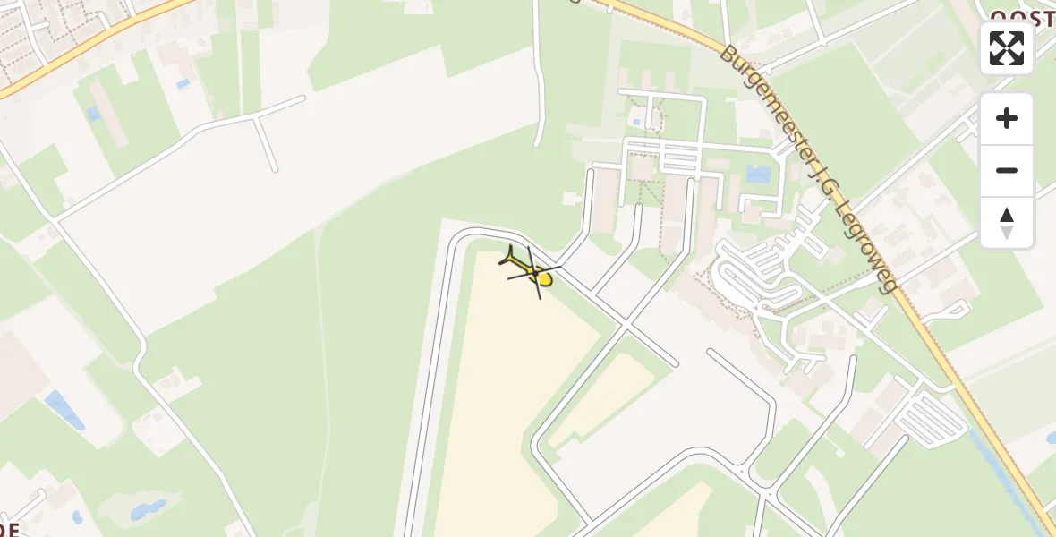 Routekaart van de vlucht: Lifeliner 4 naar Groningen Airport Eelde