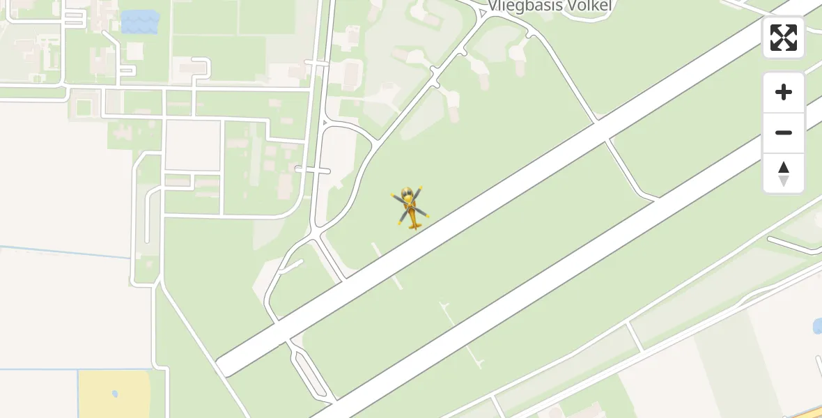 Vluchtroute Traumahelikopter Vliegbasis Volkel - Vliegbasis Volkel, 28 september 2023, 12:29