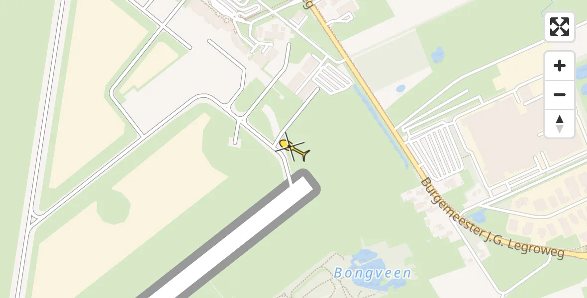 Routekaart van de vlucht: Lifeliner 4 naar Groningen Airport Eelde