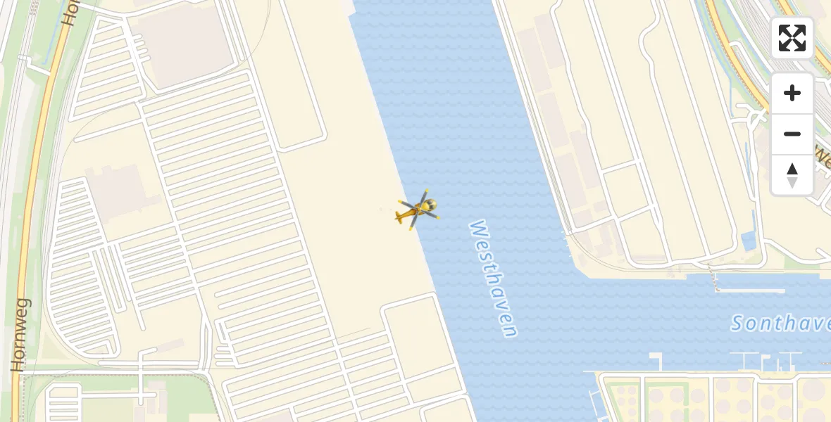 Vluchtroute Traumahelikopter Amsterdam Heliport - Amsterdam Heliport, 04 oktober 2023, 09:16