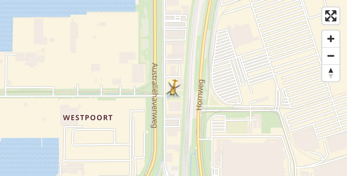 Vluchtroute Traumahelikopter Amsterdam Heliport - Amsterdam Heliport, 06 oktober 2023, 07:16