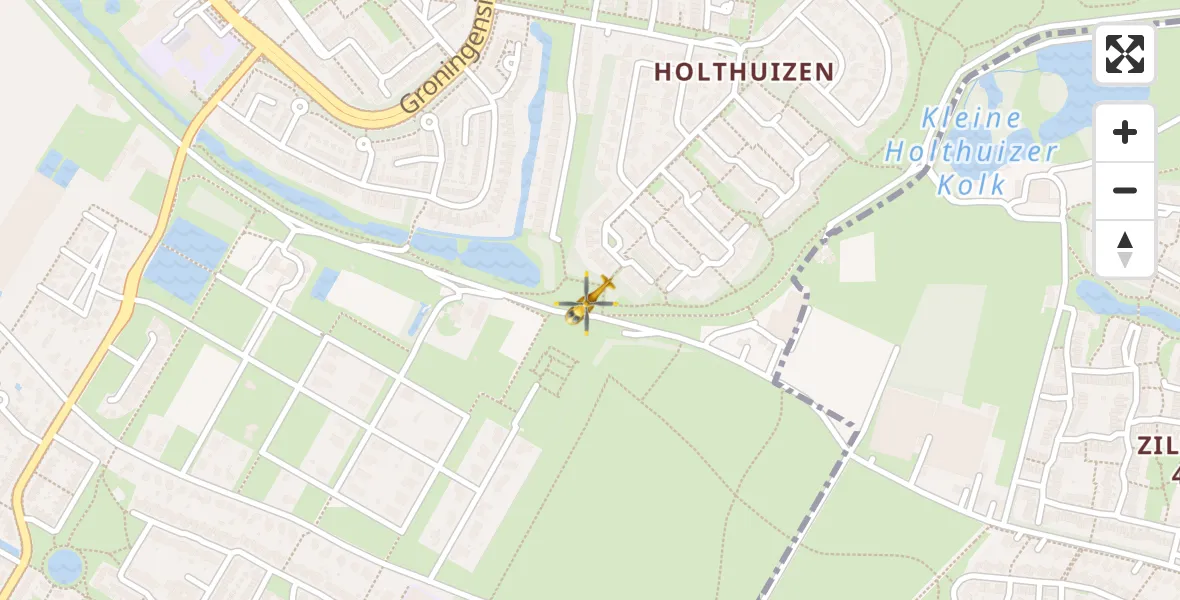 Vluchtroute Traumahelikopter Arnhem - Arnhem, 10 oktober 2023, 09:40