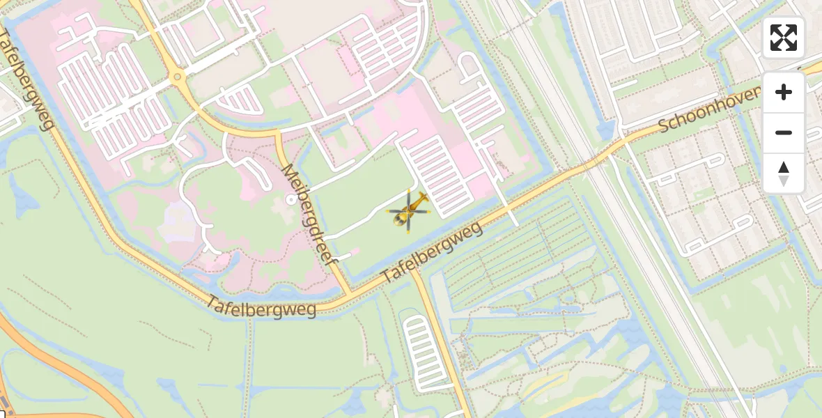 Vluchtroute Traumahelikopter Academisch Medisch Centrum (AMC) - Academisch Medisch Centrum (AMC), 10 oktober 2023, 11:25