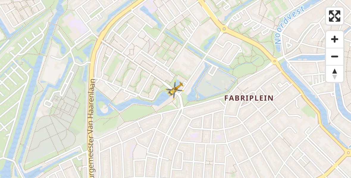 Vluchtroute Traumahelikopter Schiedam - Schiedam, 10 oktober 2023, 12:15