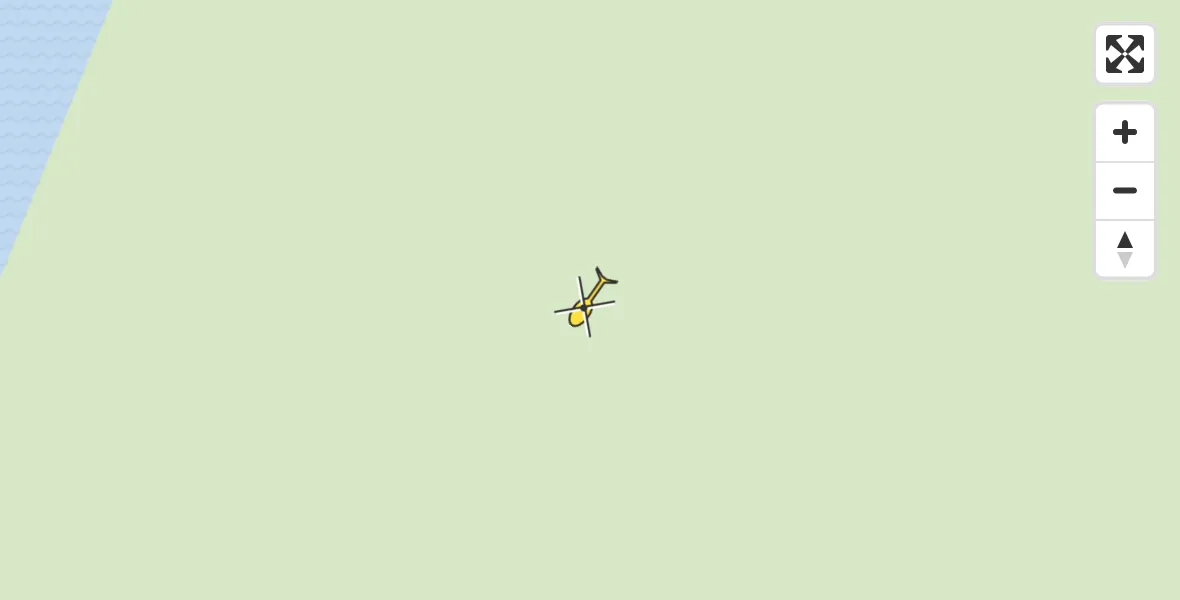 Routekaart van de vlucht: Ambulancehelikopter naar Gytsjerk