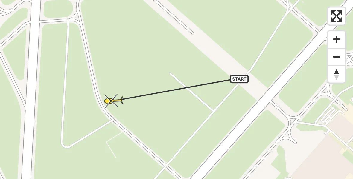 Vluchtroute Politiehelikopter van Schiphol naar Schiphol