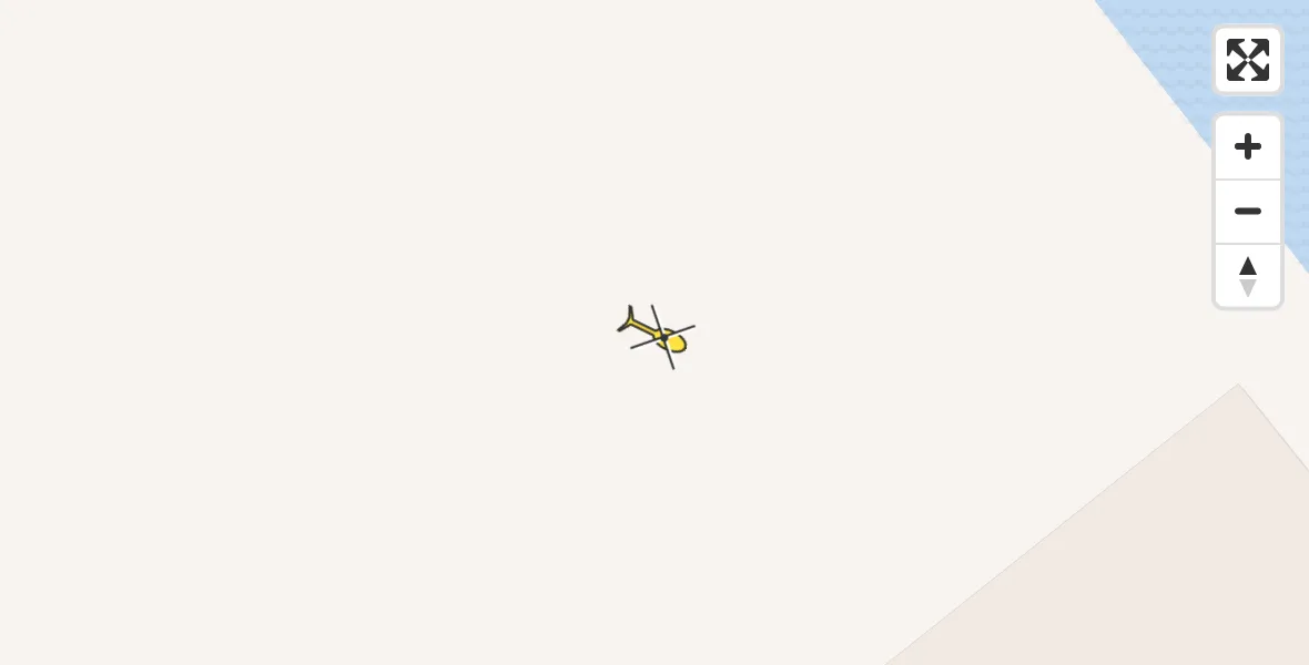 Routekaart van de vlucht: Traumahelikopter naar Kudelstaart