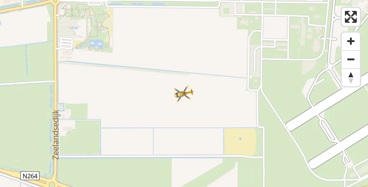 Vluchtroute Traumahelikopter Vliegbasis Volkel - Vliegbasis Volkel, 15 oktober 2023, 17:07