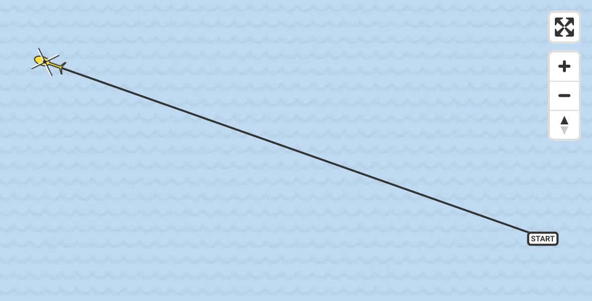 Routekaart van de vlucht: Ambulancehelikopter naar Formerum