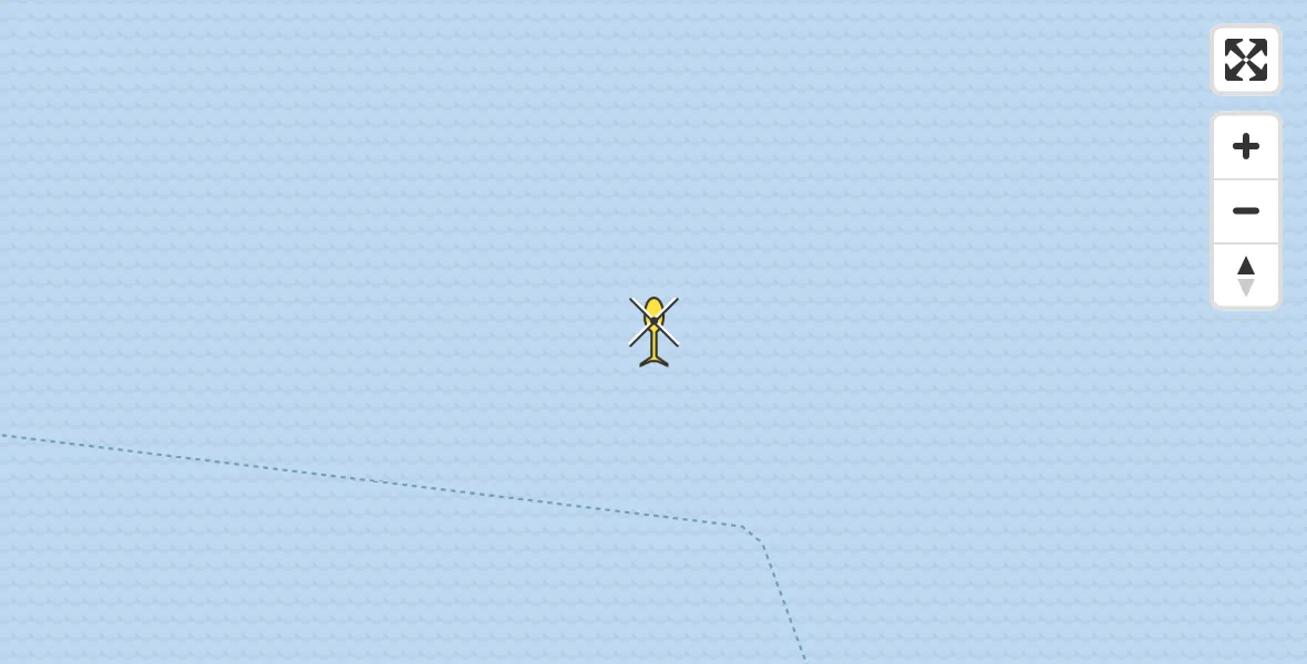 Routekaart van de vlucht: Ambulancehelikopter naar Buren