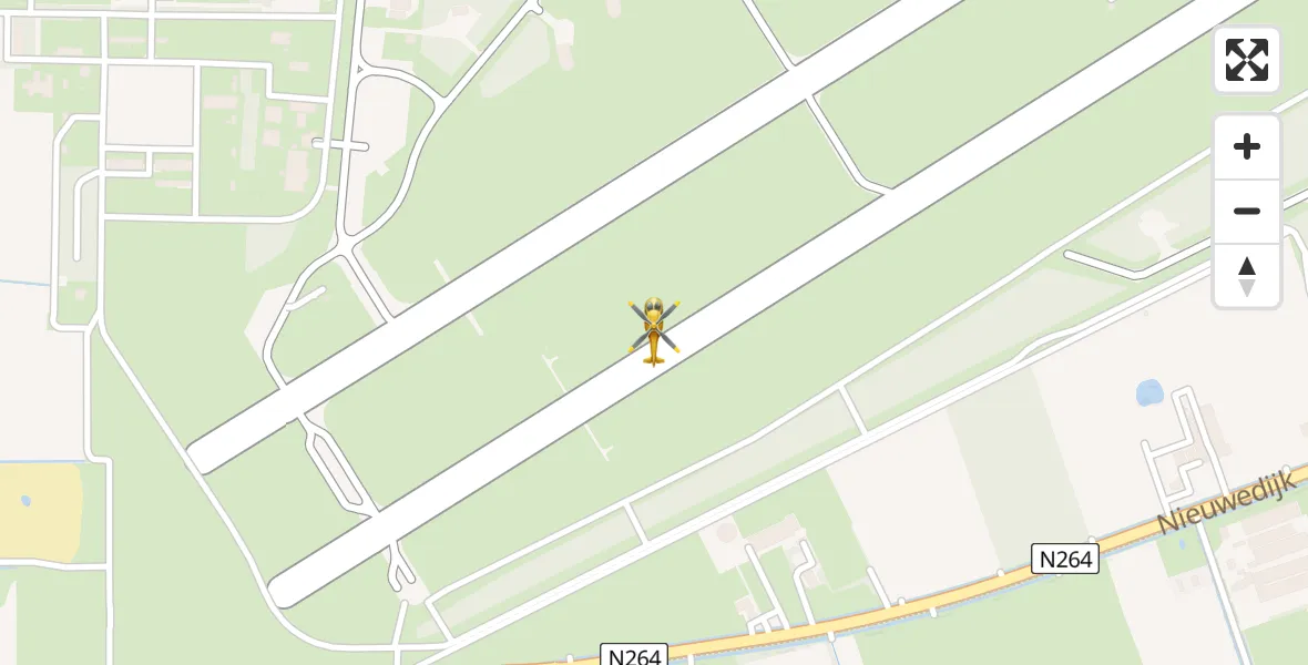 Vluchtroute Traumahelikopter Vliegbasis Volkel - Vliegbasis Volkel, 17 oktober 2023, 17:35
