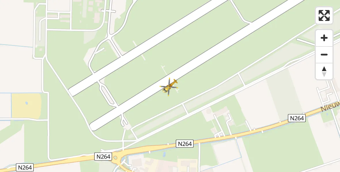 Vluchtroute Traumahelikopter Vliegbasis Volkel - Vliegbasis Volkel, 23 oktober 2023, 18:00