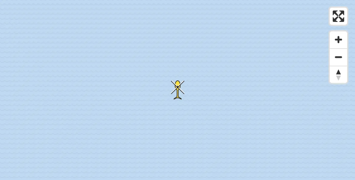 Routekaart van de vlucht: Ambulancehelikopter naar Nes