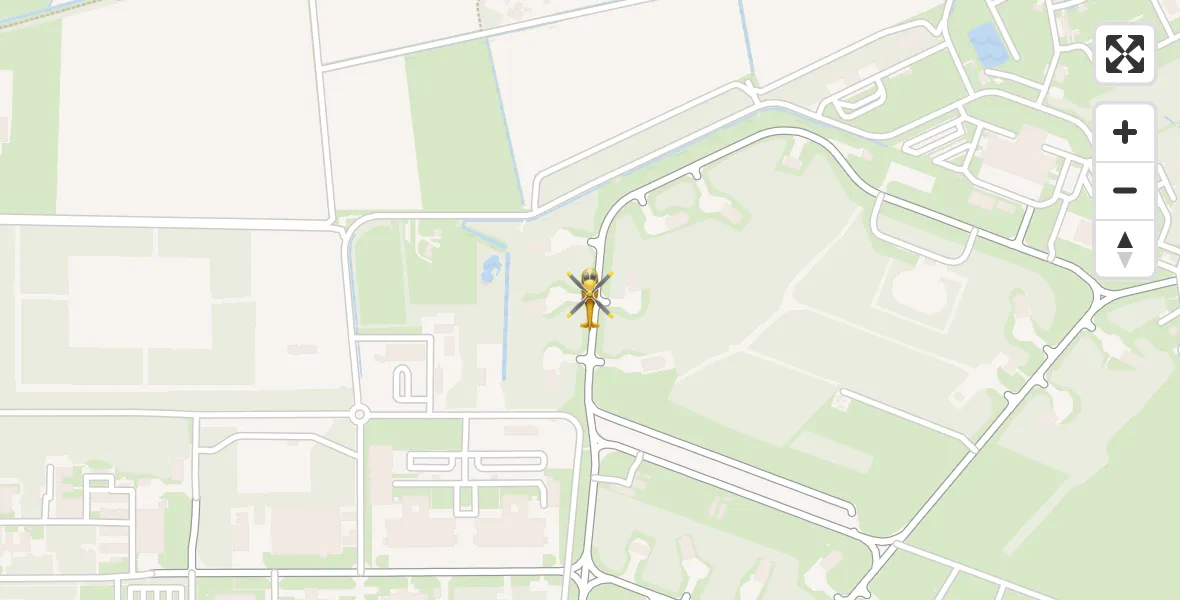 Vluchtroute Traumahelikopter Vliegbasis Volkel - Vliegbasis Volkel, 26 oktober 2023, 20:35