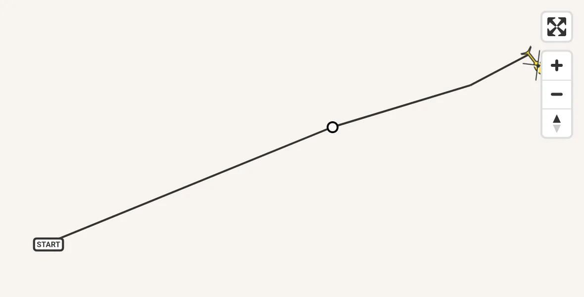 Routekaart van de vlucht: Ambulancehelikopter naar 