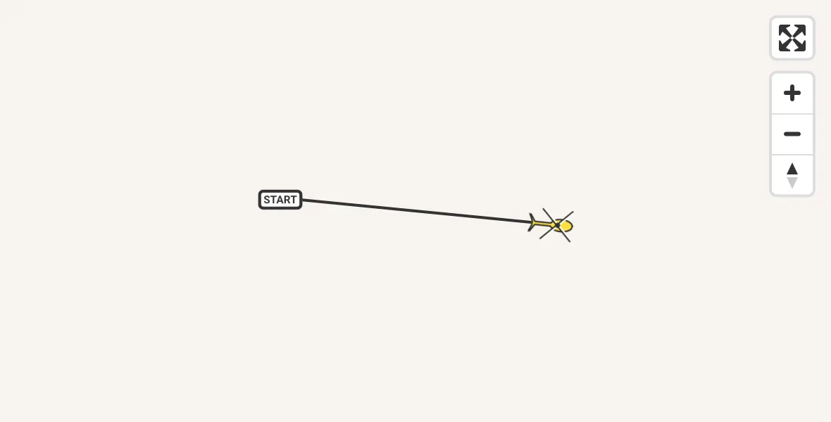 Routekaart van de vlucht: Ambulancehelikopter naar Sankt Augustin