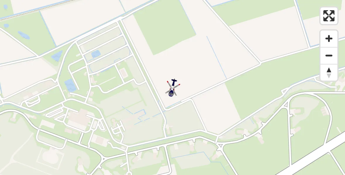 Vluchtroute Politiehelikopter Vliegbasis Volkel - Vliegbasis Volkel, 27 oktober 2023, 15:18