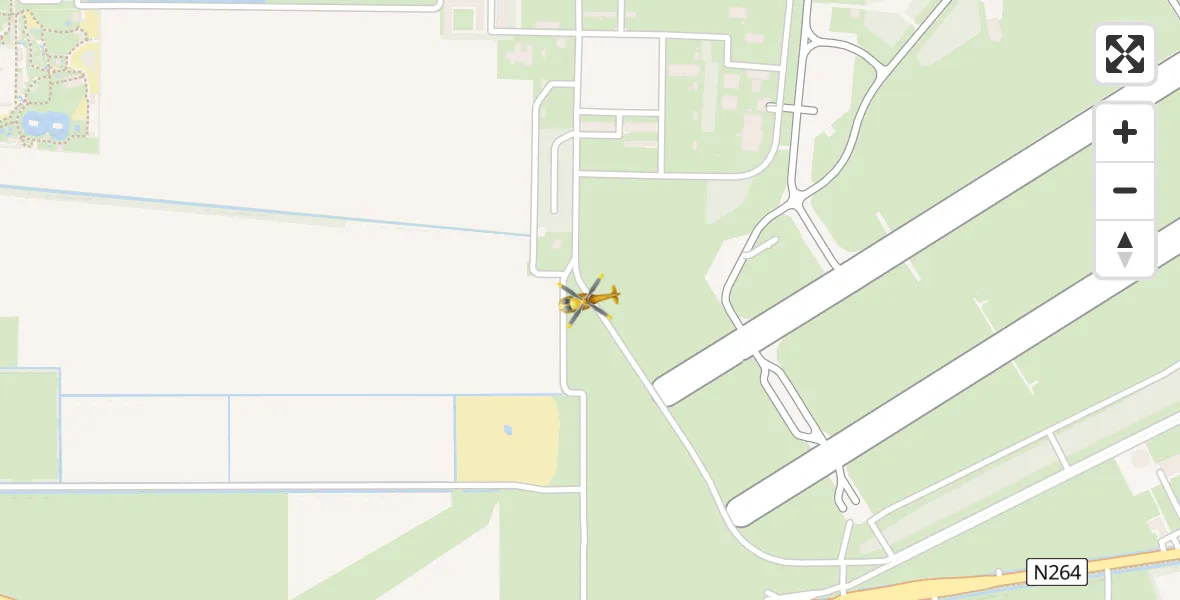 Vluchtroute Traumahelikopter Vliegbasis Volkel - Vliegbasis Volkel, 29 oktober 2023, 01:34