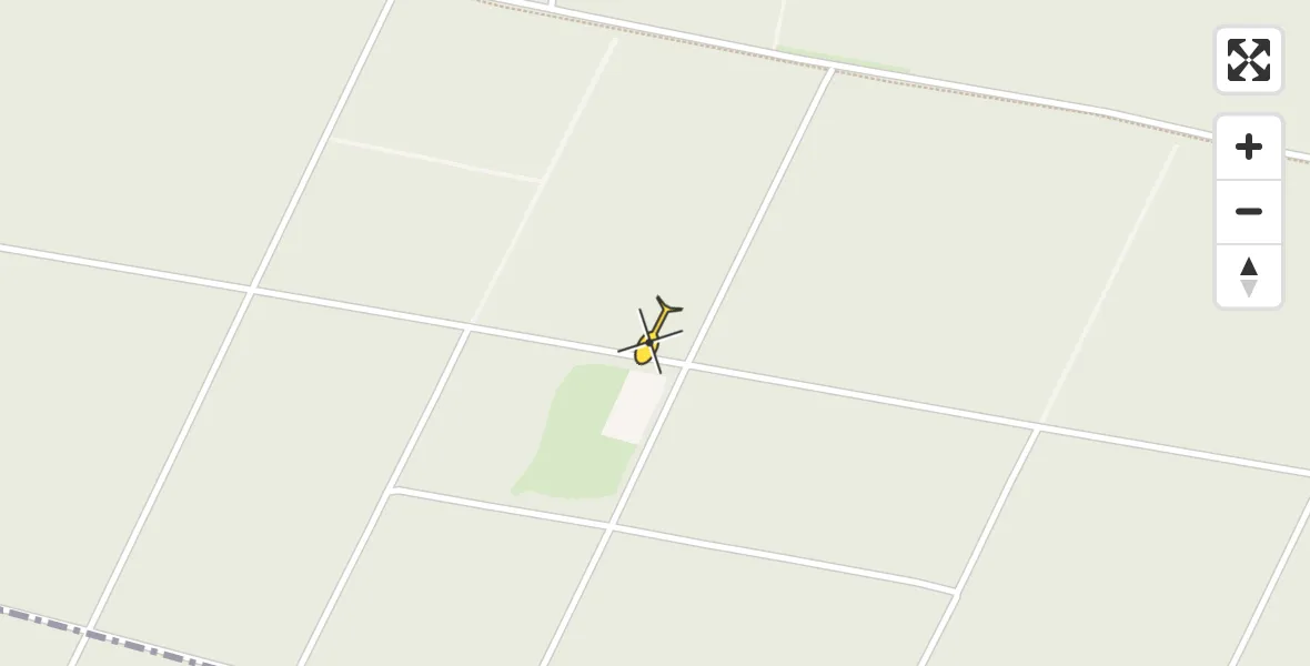 Routekaart van de vlucht: Politiehelikopter naar Elspeet