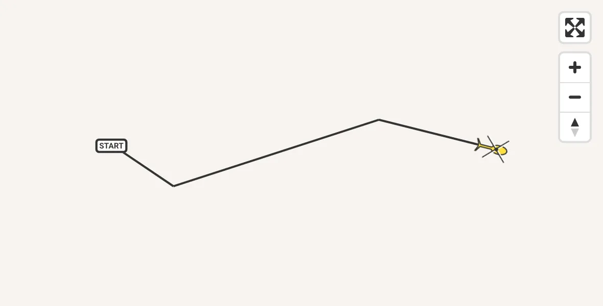 Routekaart van de vlucht: Ambulancehelikopter naar Sankt Augustin