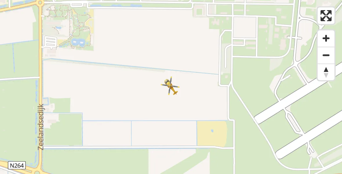 Vluchtroute Traumahelikopter Vliegbasis Volkel - Vliegbasis Volkel, 30 oktober 2023, 14:49