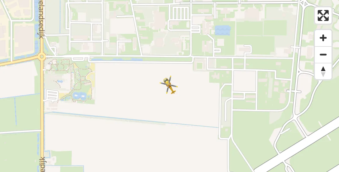 Vluchtroute Traumahelikopter Vliegbasis Volkel - Vliegbasis Volkel, 01 november 2023, 10:10