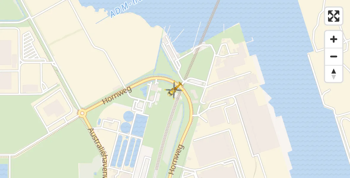 Vluchtroute Traumahelikopter Amsterdam Heliport - Amsterdam Heliport, 01 november 2023, 13:30