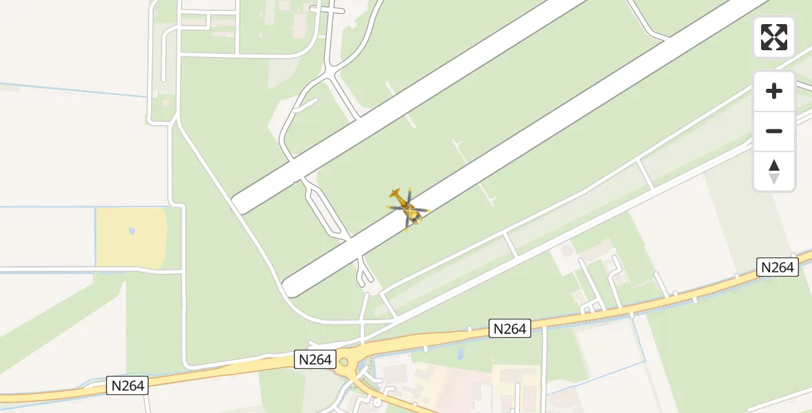 Vluchtroute Traumahelikopter Vliegbasis Volkel - Vliegbasis Volkel, 02 november 2023, 05:02