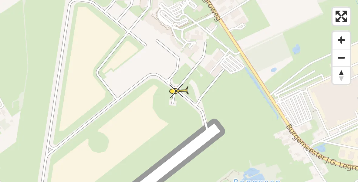 Routekaart van de vlucht: Lifeliner 4 naar Groningen Airport Eelde