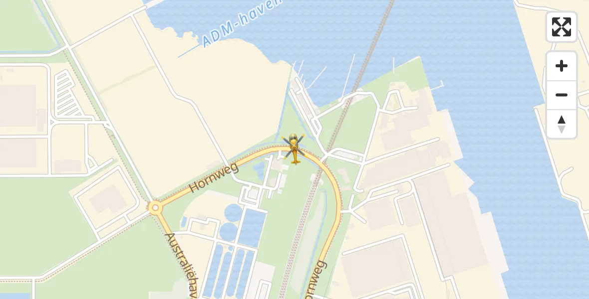 Vluchtroute Traumahelikopter Amsterdam Heliport - Amsterdam Heliport, 04 november 2023, 08:10