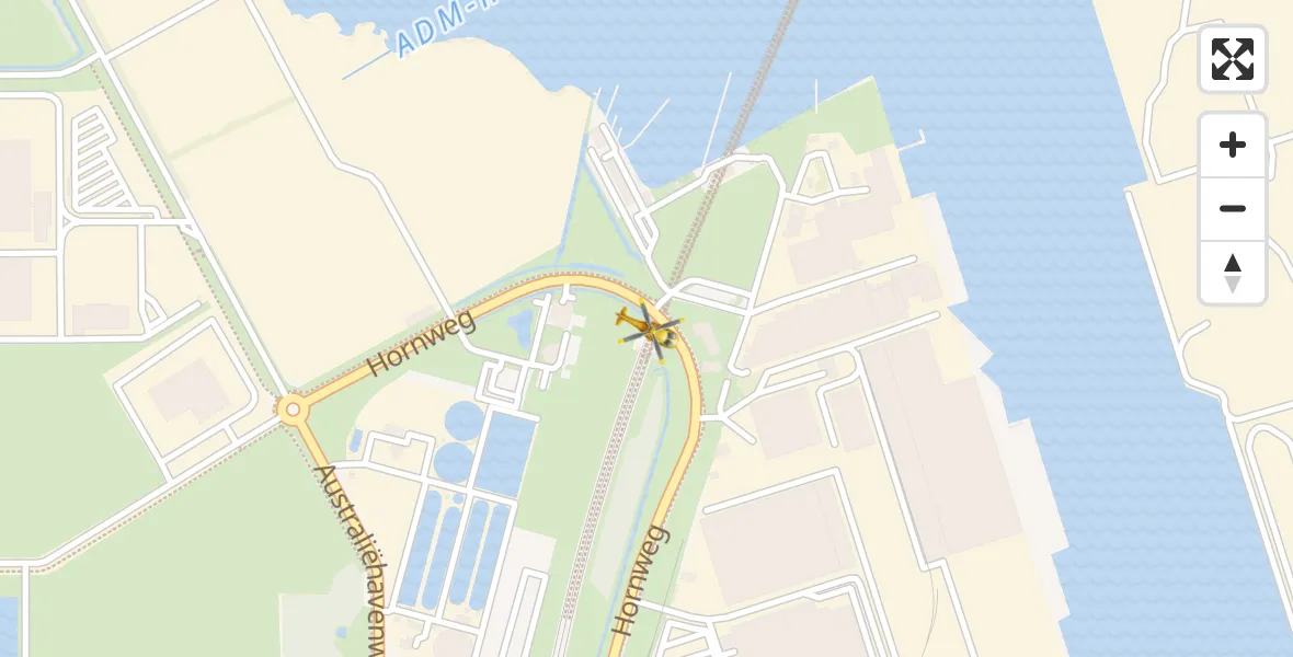 Vluchtroute Traumahelikopter Amsterdam Heliport - Amsterdam Heliport, 05 november 2023, 15:35