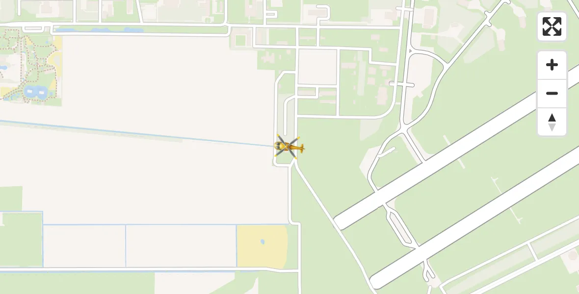 Vluchtroute Traumahelikopter Vliegbasis Volkel - Vliegbasis Volkel, 07 november 2023, 15:33