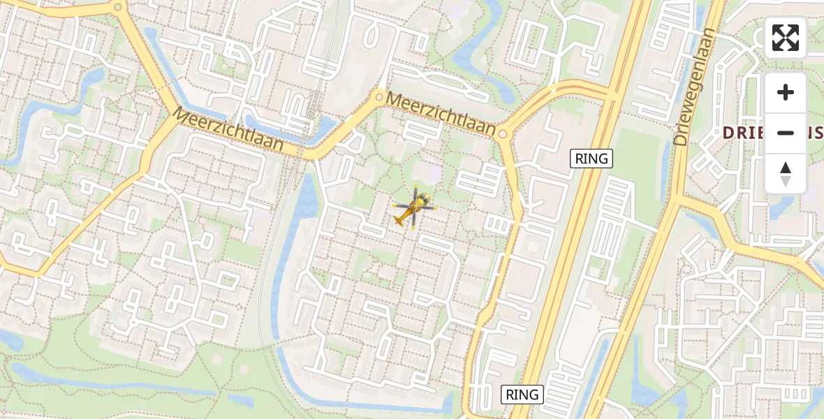 Vluchtroute Traumahelikopter Zoetermeer - Zoetermeer, 11 november 2023, 12:32