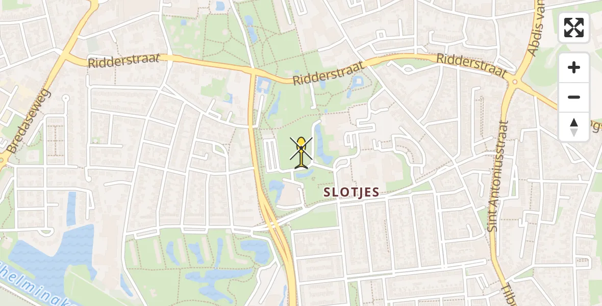 Routekaart van de vlucht: Traumahelikopter naar Oosterhout