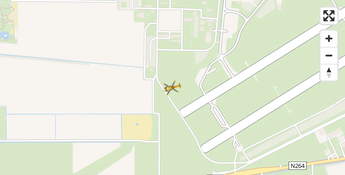 Vluchtroute Traumahelikopter Vliegbasis Volkel - Vliegbasis Volkel, 12 november 2023, 23:13