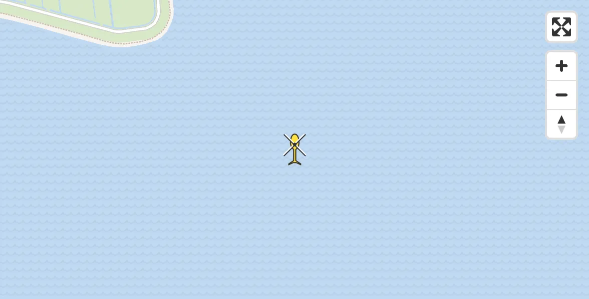 Routekaart van de vlucht: Ambulancehelikopter naar Formerum