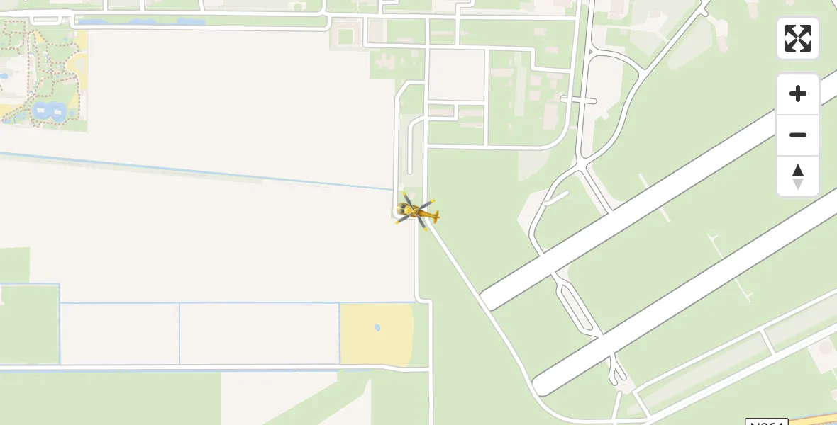 Vluchtroute Traumahelikopter Vliegbasis Volkel - Vliegbasis Volkel, 14 november 2023, 13:51