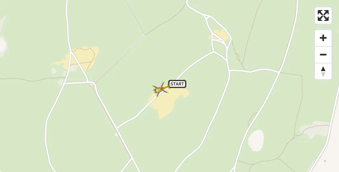 Vluchtroute Traumahelikopter Balloërveld - Balloërveld, 14 november 2023, 18:35